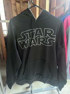 Star Wars Graphic Hoodie Black Size Large